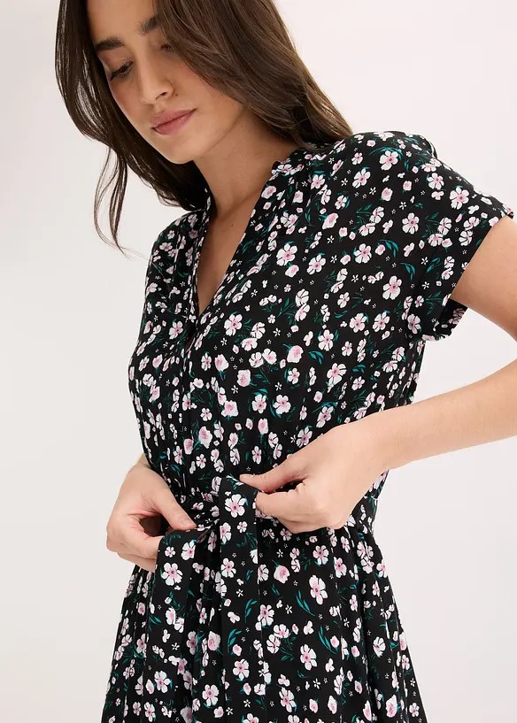 Robe-chemise fluide en viscose, bonprix