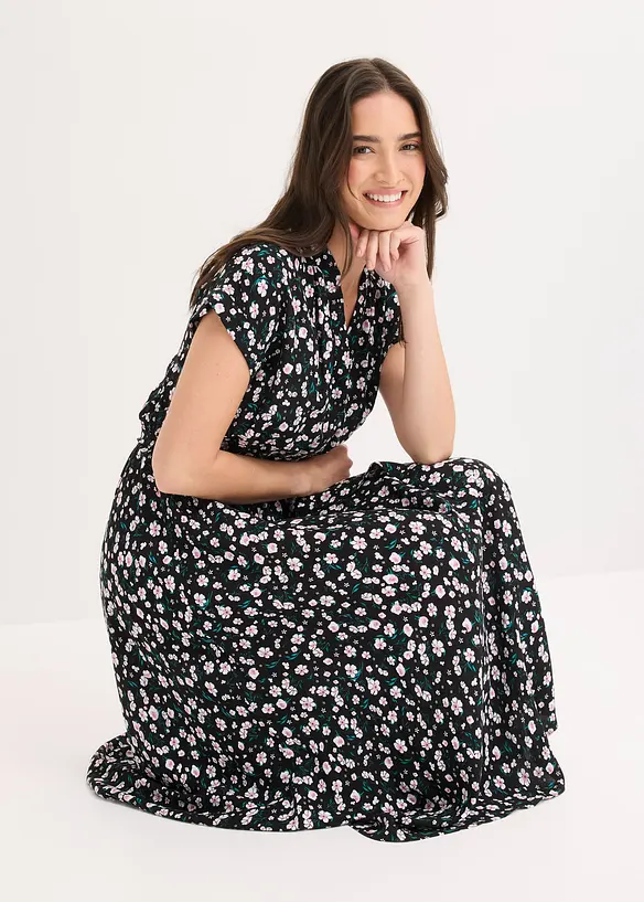 Robe-chemise fluide en viscose, bonprix