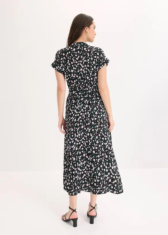 Robe-chemise fluide en viscose, bonprix