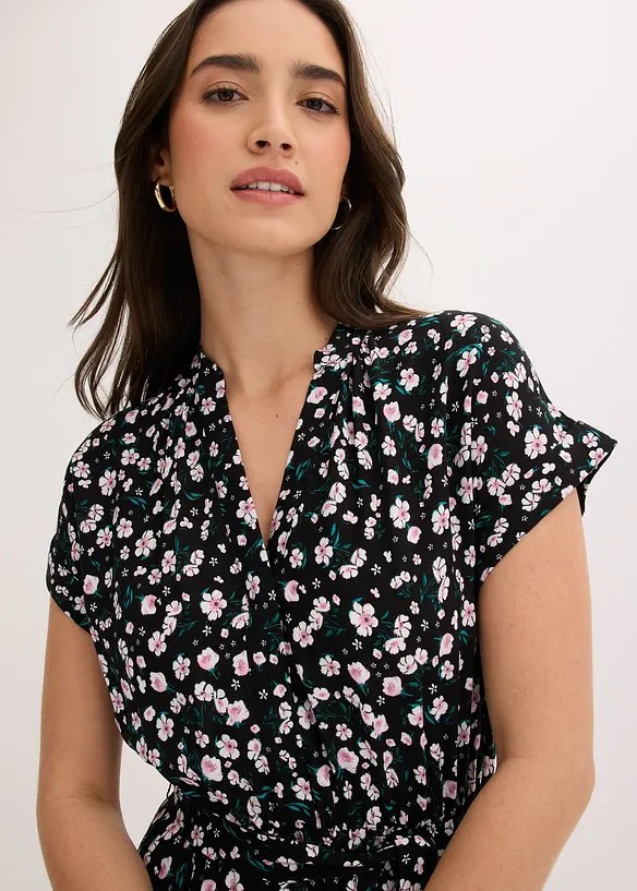 Robe-chemise fluide en viscose, bonprix