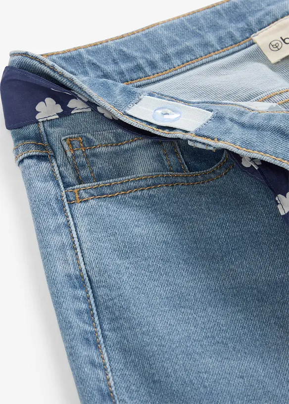 Jean flare taille mi-haute avec ceinture &agrave; nouer (ens. 2 pces), bonprix