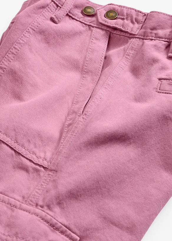 Pantalon cargo 100% coton, bonprix