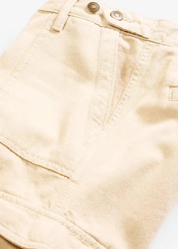 Pantalon cargo 100% coton, bonprix