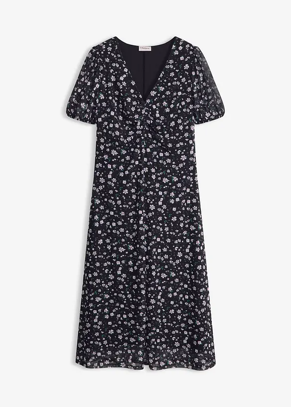 Robe &eacute;vas&eacute;e en jersey, bonprix