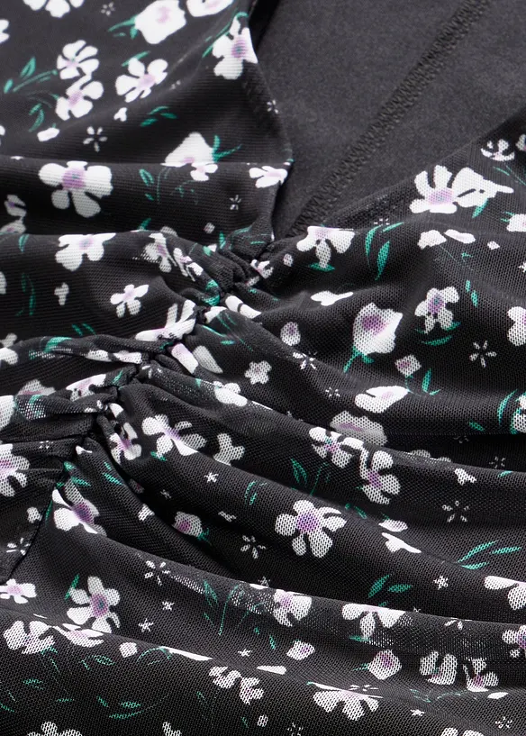 Robe &eacute;vas&eacute;e en jersey, bonprix