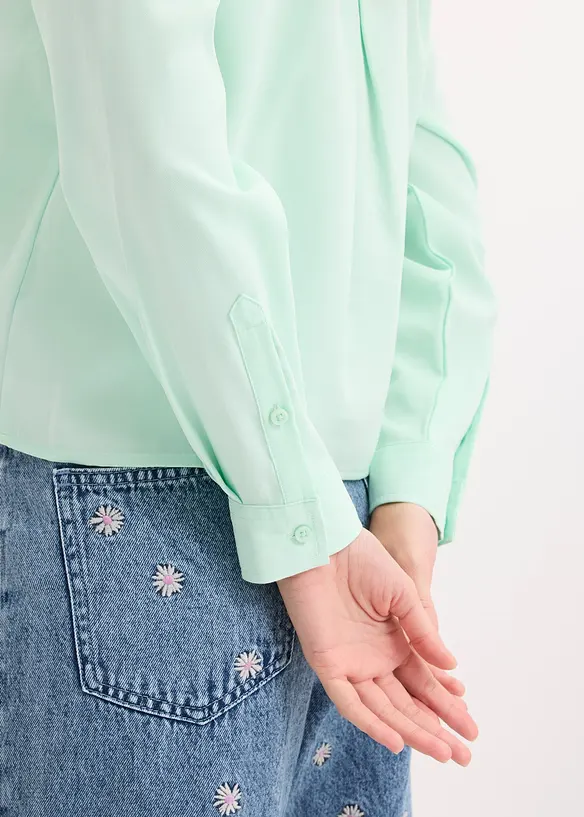 Tunique ample en viscose m&eacute;lang&eacute;e, bonprix