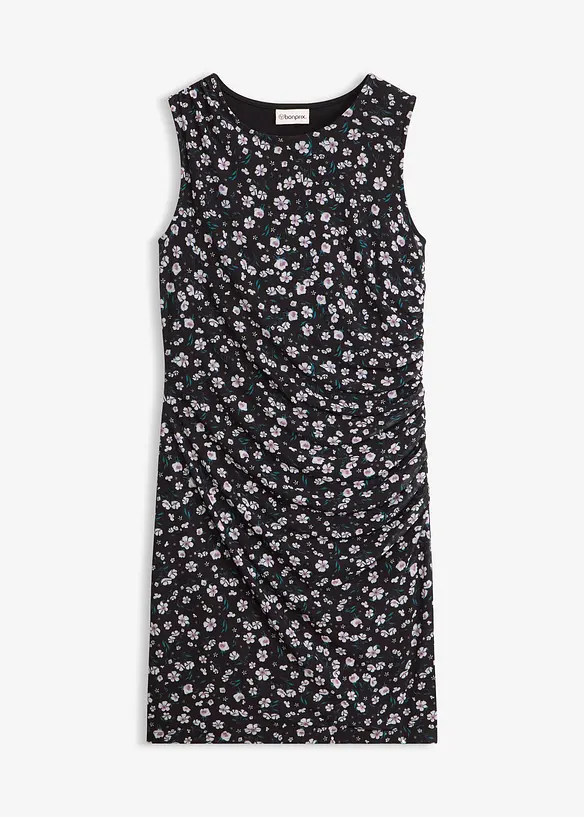 Robe courte et cintr&eacute;e en mesh, bonprix