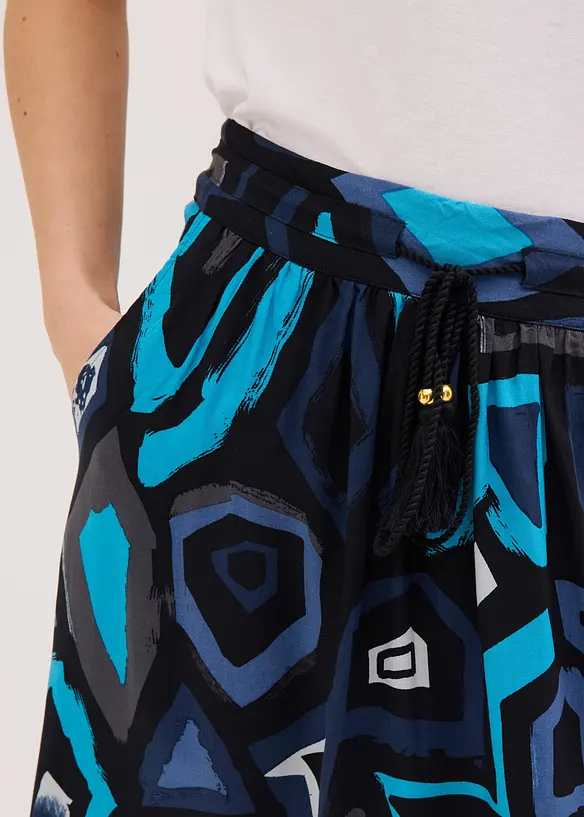 Jupe longue en viscose fluide, bonprix