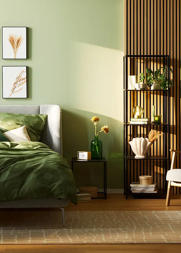 Parure de lit en coton m&eacute;lang&eacute;, bonprix