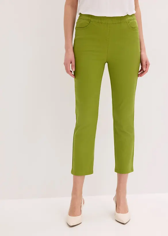 Pantalon 7/8 &agrave; taille &eacute;lastiqu&eacute;e, bonprix