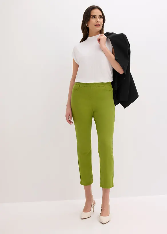 Pantalon 7/8 &agrave; taille &eacute;lastiqu&eacute;e, bonprix