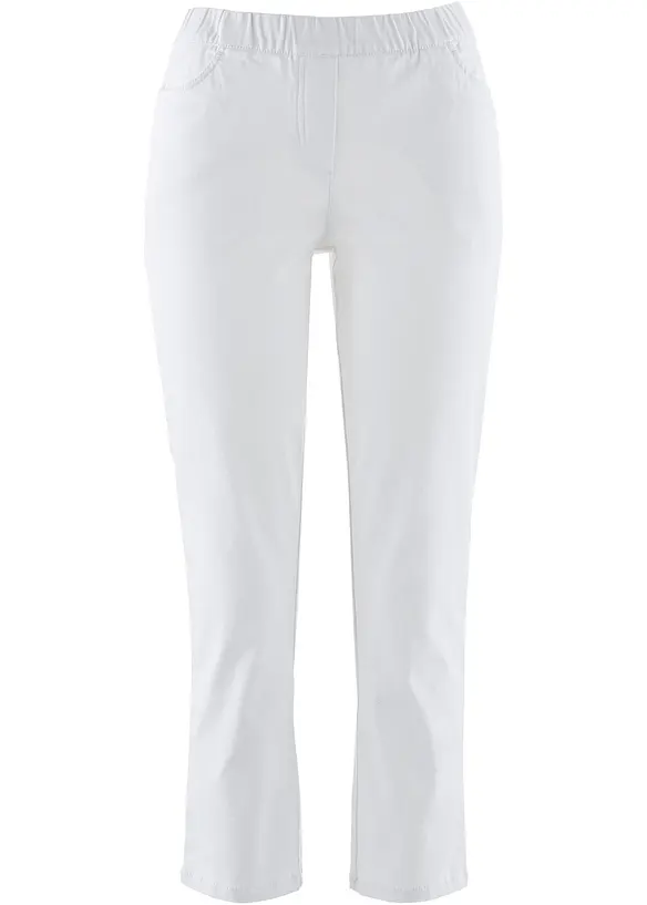 Pantalon 7/8 &agrave; taille &eacute;lastiqu&eacute;e, bonprix