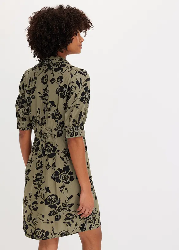 Robe-chemise en viscose fluide, bonprix