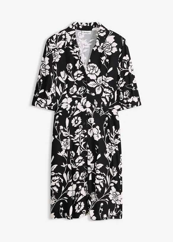 Robe-chemise en viscose fluide, bonprix