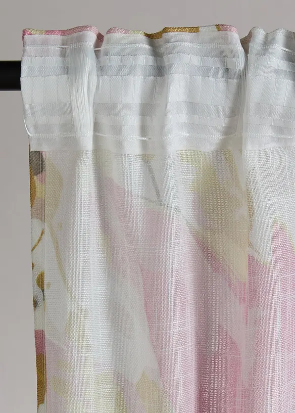 Rideau &agrave; imprim&eacute; floral (1&nbsp;pce), bonprix