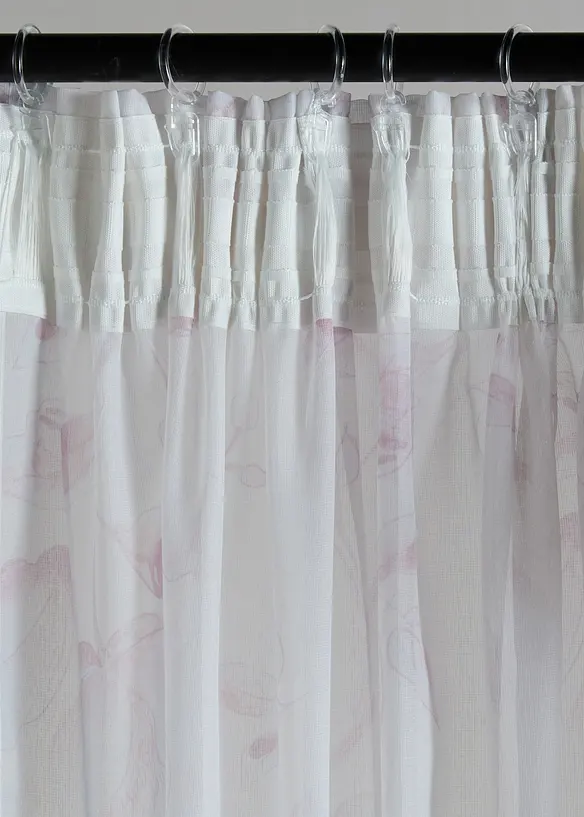 Rideau &agrave; imprim&eacute; floral (1 pce), bonprix