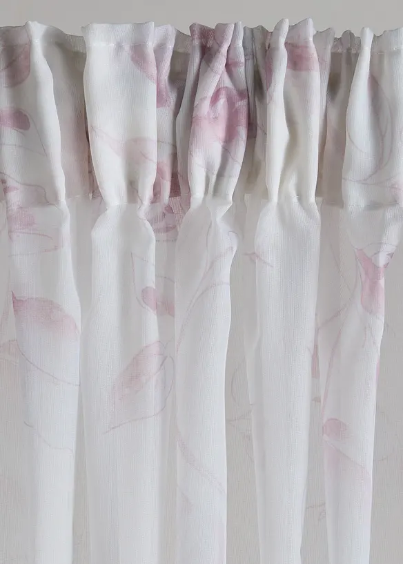 Rideau &agrave; imprim&eacute; floral (1 pce), bonprix
