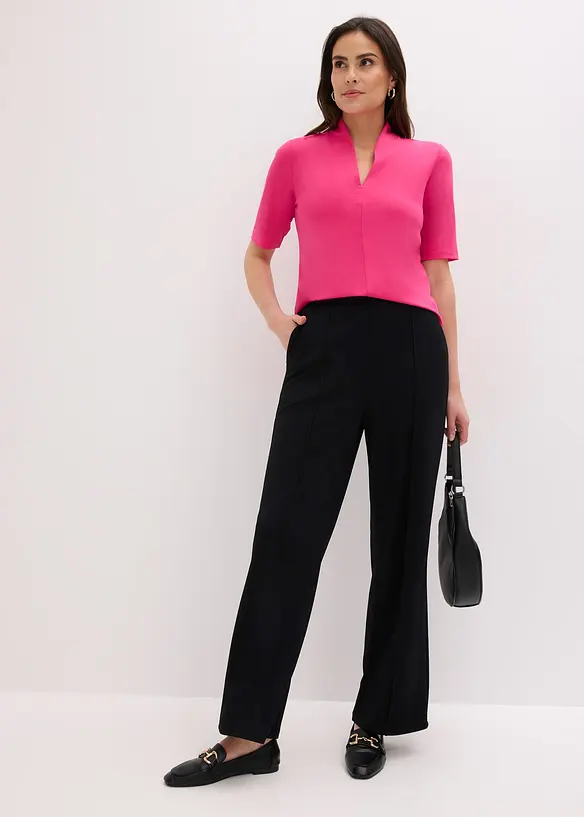 T-shirt &agrave; col calice, bonprix