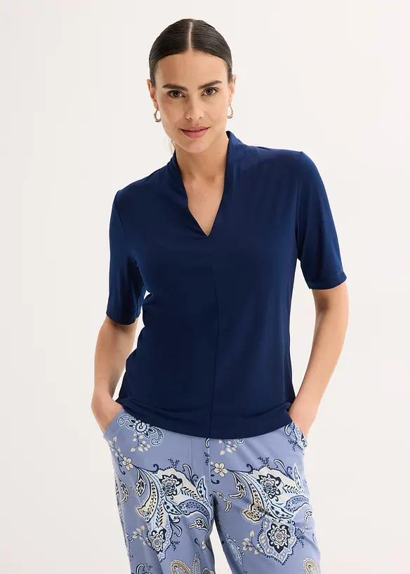 T-shirt &agrave; col calice, bonprix