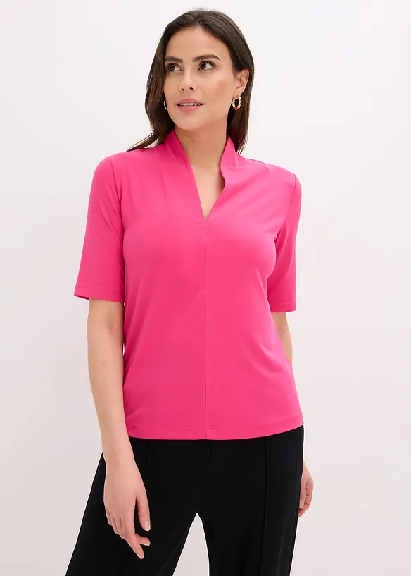 T-shirt &agrave; col calice, bonprix