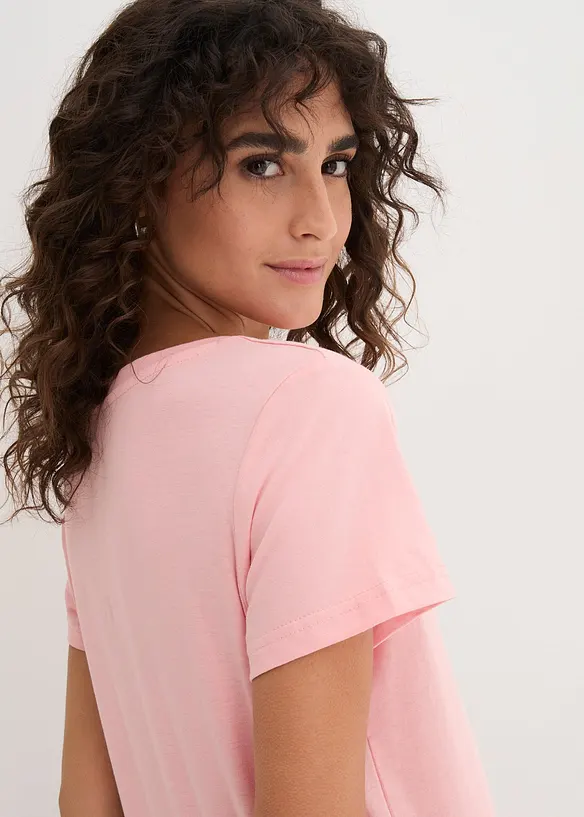 Lot de 5 T-shirts col rond, bonprix