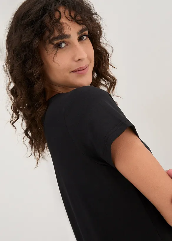 Lot de 5 T-shirts col rond, bonprix