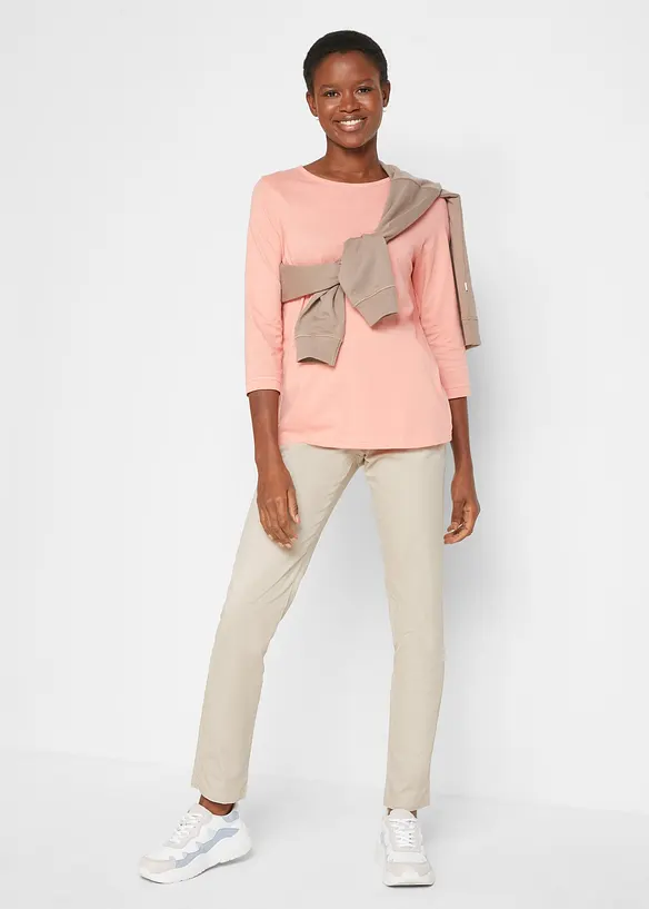 Lot de 5 T-shirts manches 3/4, bonprix