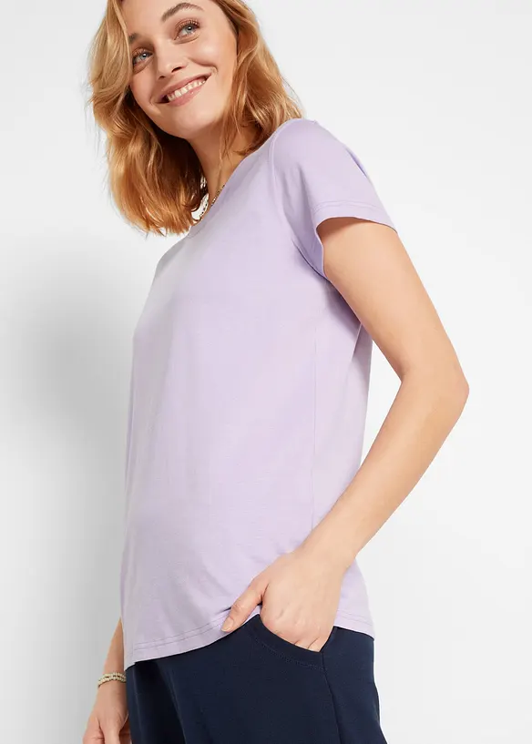 Lot de 5 T-shirts col rond, bonprix