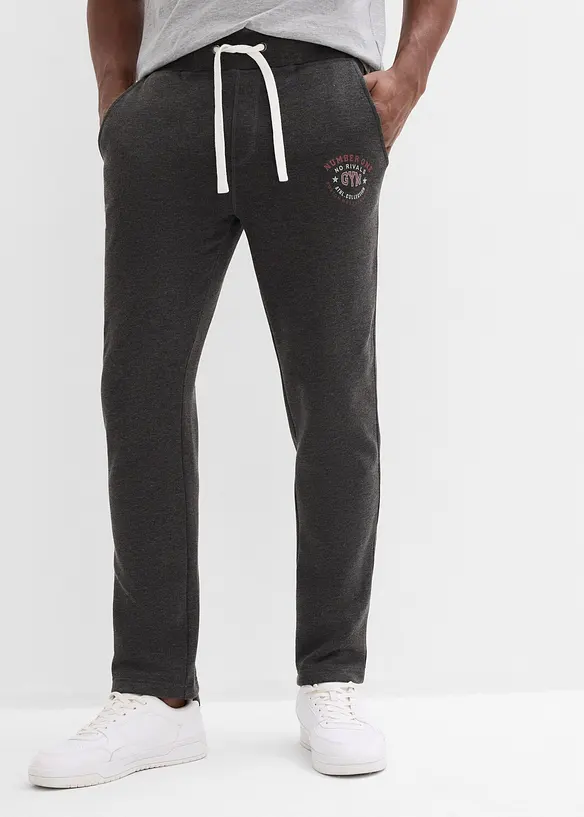 Pantalon de jogging avec d&eacute;tails sportifs, bonprix