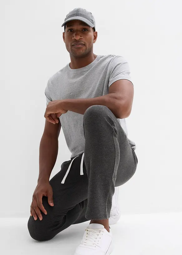 Pantalon de jogging avec d&eacute;tails sportifs, bonprix