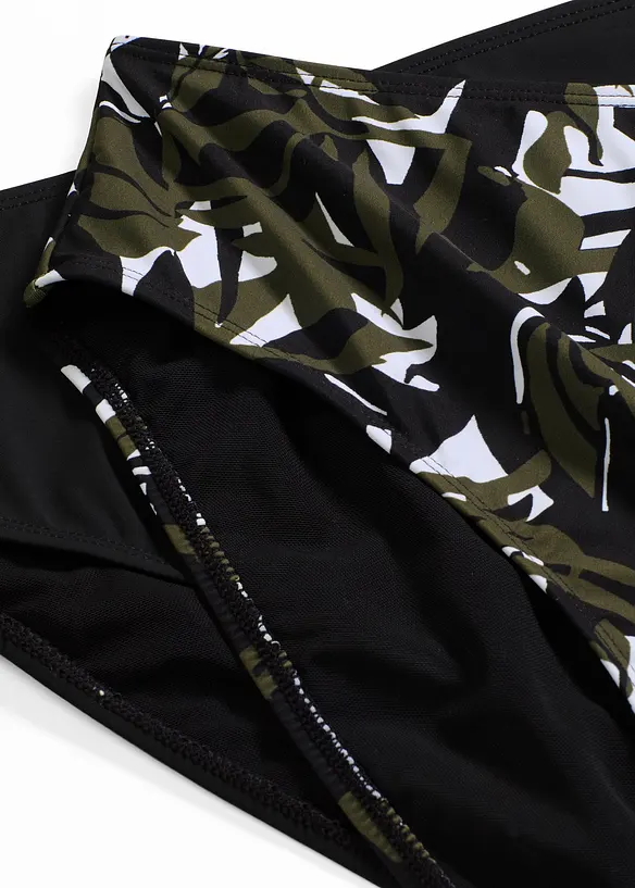 Lot de 2 bas de maillots taille haute sculptants, maintien l&eacute;ger, bonprix