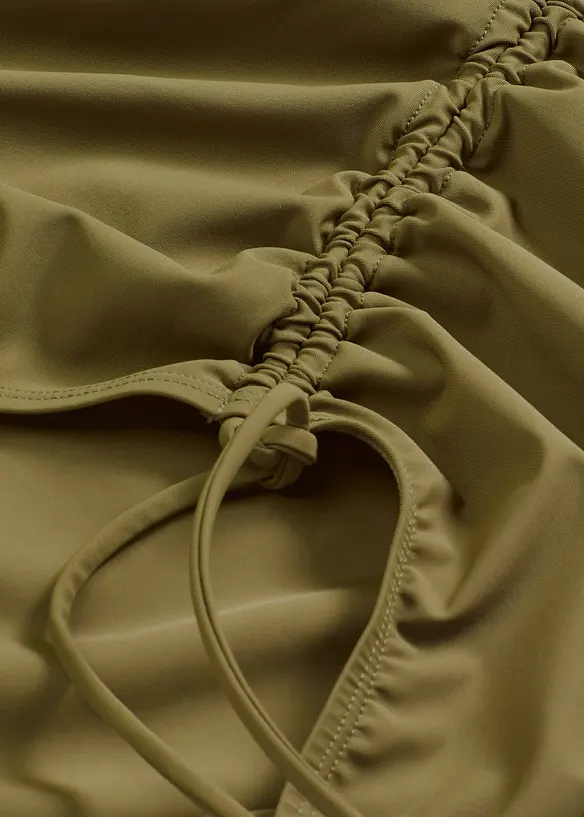 Maillot 1&nbsp;pi&egrave;ce sculptant avec la&ccedil;ages, maintien l&eacute;ger, bonprix