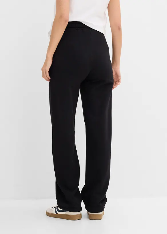 Pantalon sweat de grossesse, largeur r&eacute;glable, 100% coton, bonprix