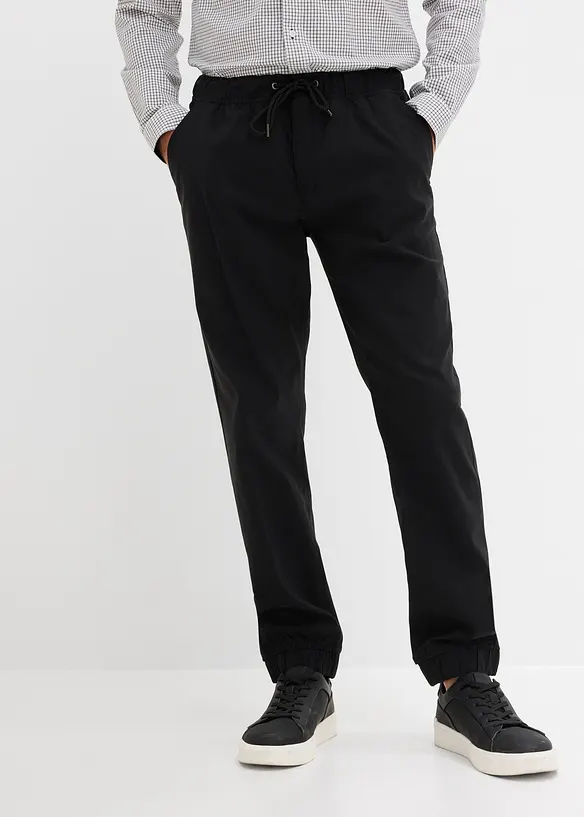 Pantalon jogger d&eacute;contract&eacute;, droit, bonprix