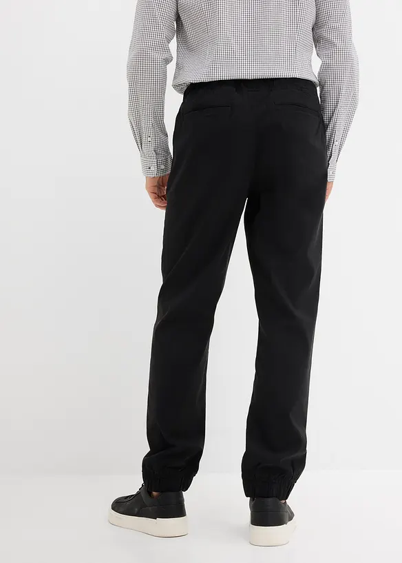 Pantalon jogger d&eacute;contract&eacute;, droit, bonprix