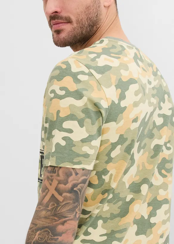 T-shirt 100% coton, slim, bonprix