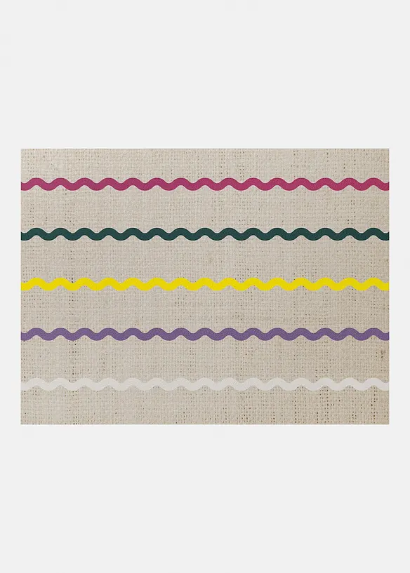 Paillasson lavable au motif graphique, bonprix