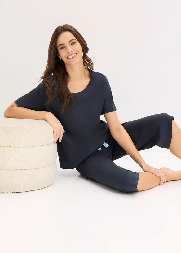 Pyjama corsaire doux, bonprix