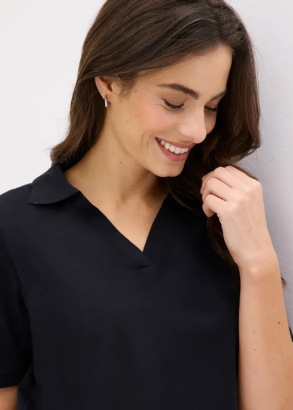 Pyjashort avec T-shirt polo 100% coton, bonprix