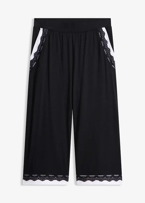 Pantalon de pyjama ample et doux, longueur 3/4, bonprix