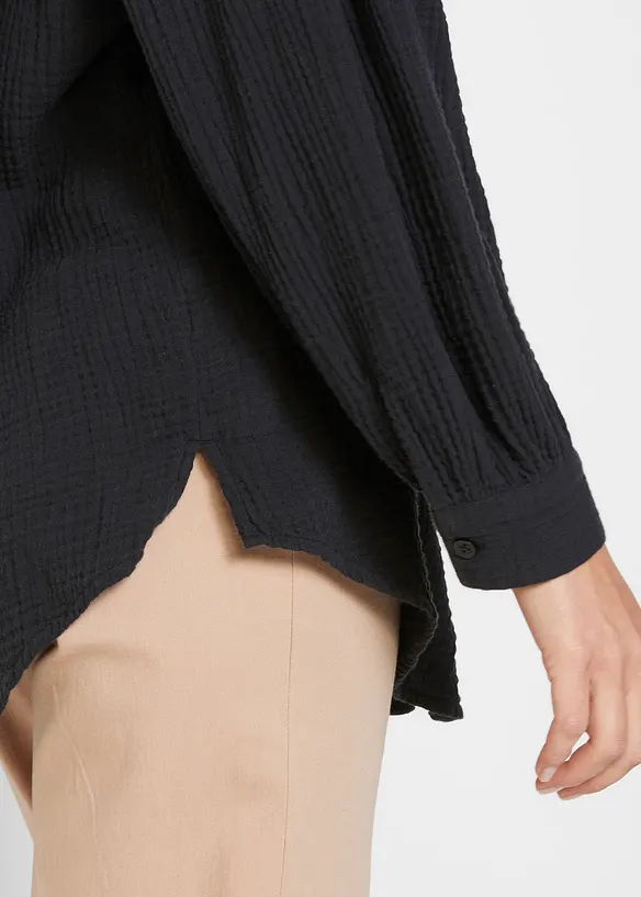 Chemisier long en gaze de coton, bonprix