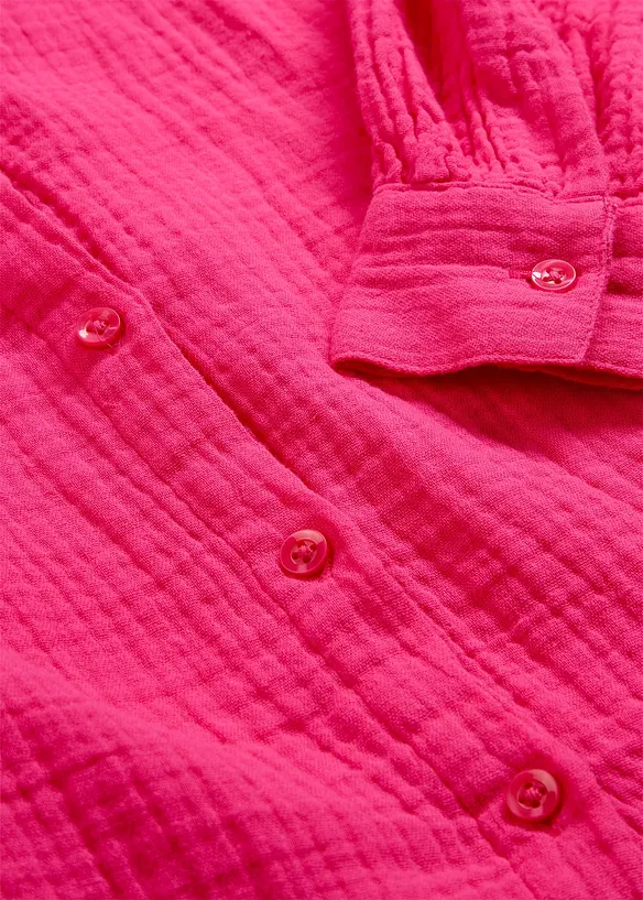 Chemisier long en gaze de coton, bonprix