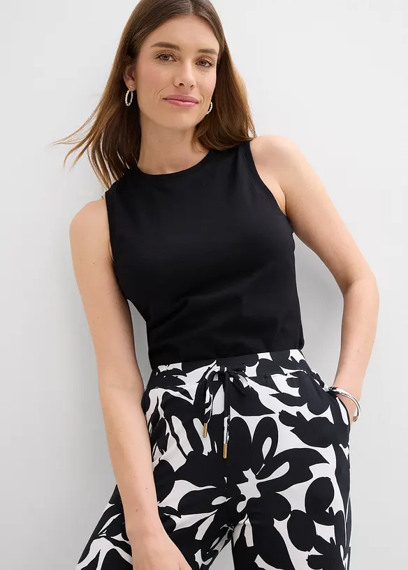 Pantalon en jersey viscose, bonprix