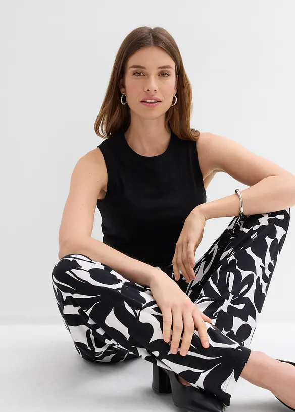 Pantalon en jersey viscose, bonprix