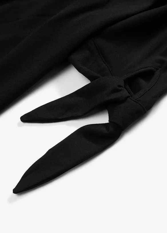 T-shirt col Bardot &agrave; d&eacute;tail n&oelig;ud, bonprix