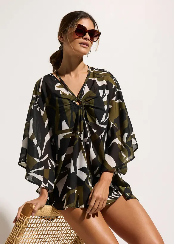 Tunique de plage transparente, bonprix