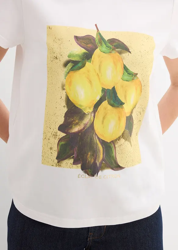 T-shirt en coton extensible, bonprix