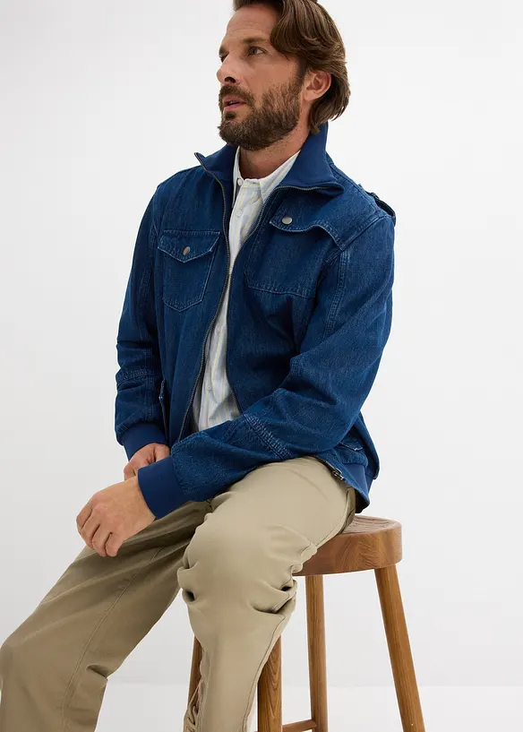 Veste en jean 100% coton, bonprix