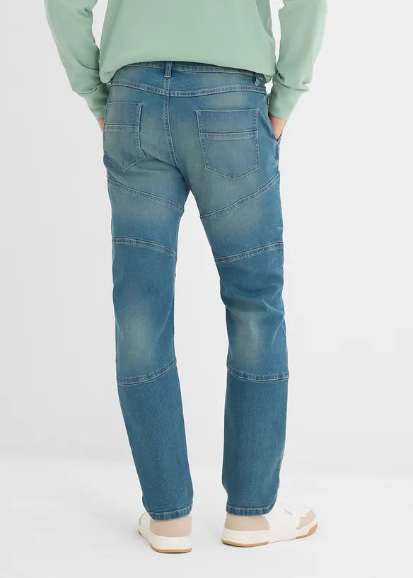Jean regular et droit &agrave; taille extensible, bonprix