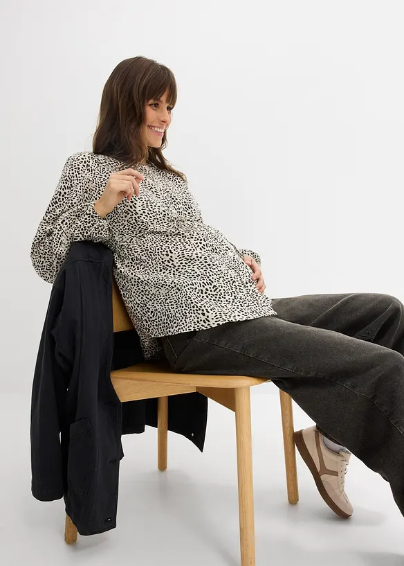 Chemisier en coton pour la grossesse et apr&egrave;s, bonprix